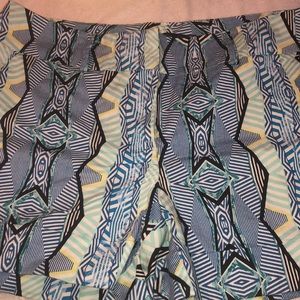 New York and Company multi shades of blue shorts